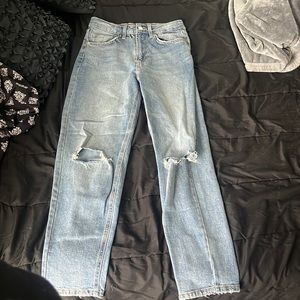 Ripped Mom Jeans